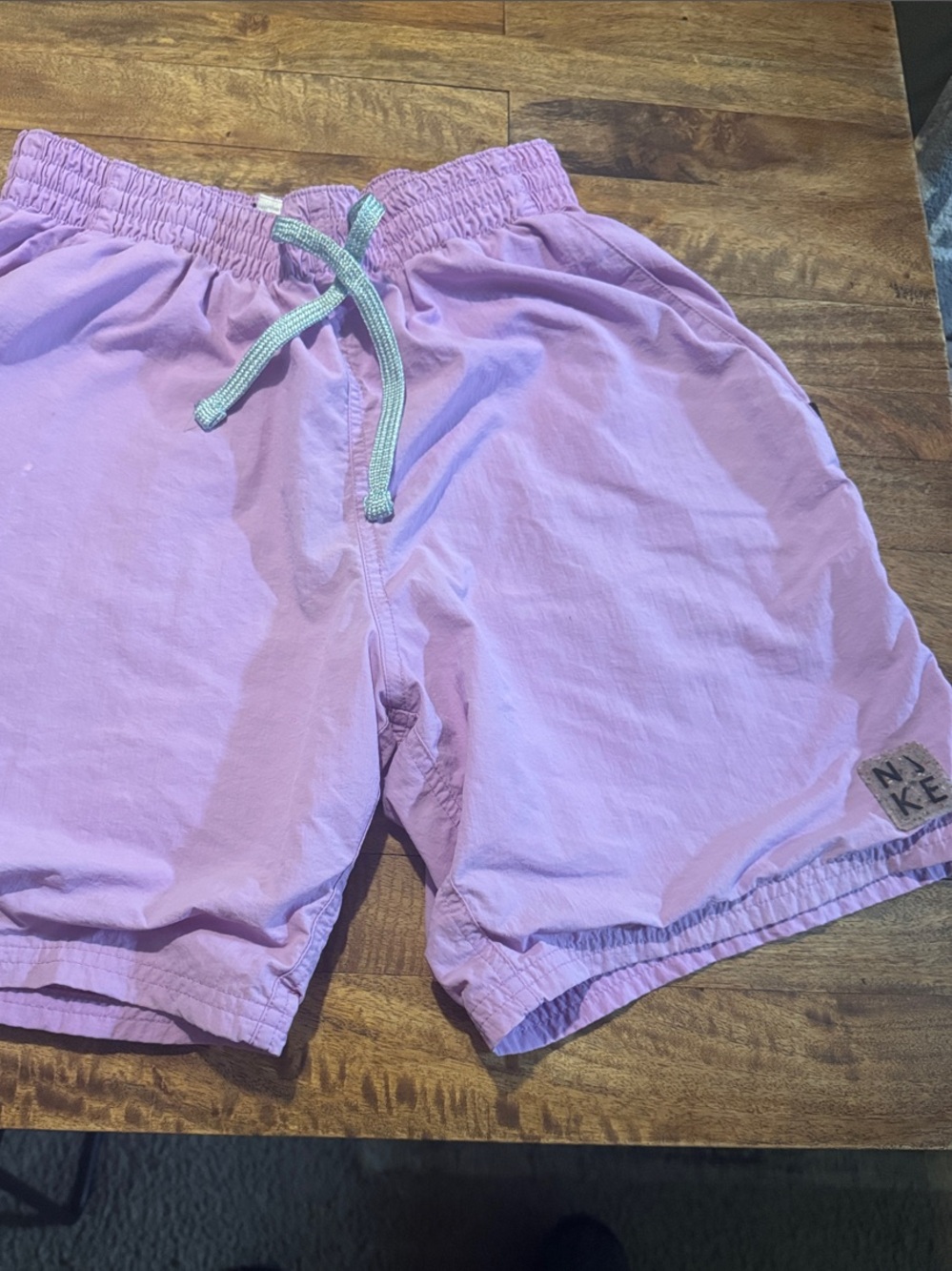 Nike Women's Light Lavender Athletic Shorts with Drawstring